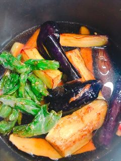 市販の麺つゆで、茄子とししとうの揚げ浸し-レシピのメイン写真