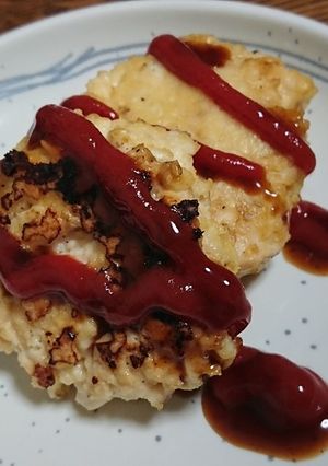 鳥ささみヘルシーハンバーグ-レシピのメイン写真