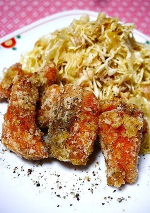 簡単！レモンペッパー銀鮭の竜田揚げ-レシピのメイン写真