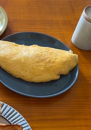 1分で！簡単焦げないふわふわオムレツ-レシピのメイン写真