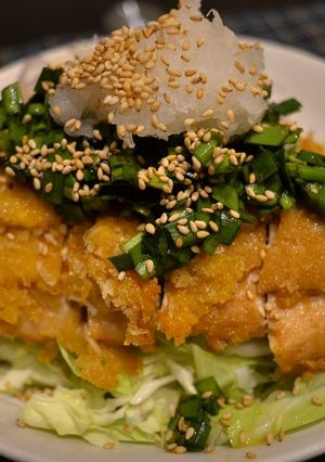 鶏むね肉の山賊焼き風揚げ-レシピのメイン写真