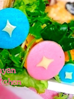 簡単♪『かまぼこ♡あさがお』キャラ弁に♡-レシピのメイン写真