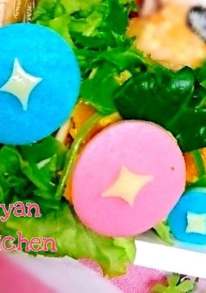 簡単♪『かまぼこ♡あさがお』キャラ弁に♡-レシピのメイン写真