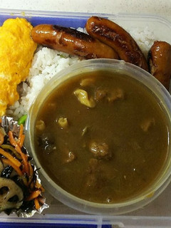 ビーフカレー弁当-レシピのメイン写真