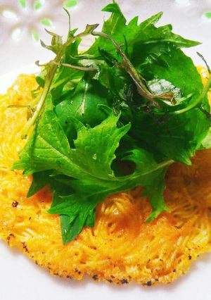 低糖質！糖質0麺でチーズガレット-レシピのメイン写真