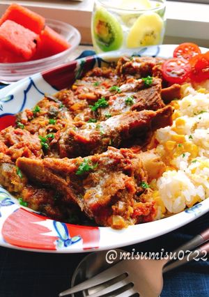 豚スペアリブと夏野菜の無水カレー(動画有-レシピのメイン写真