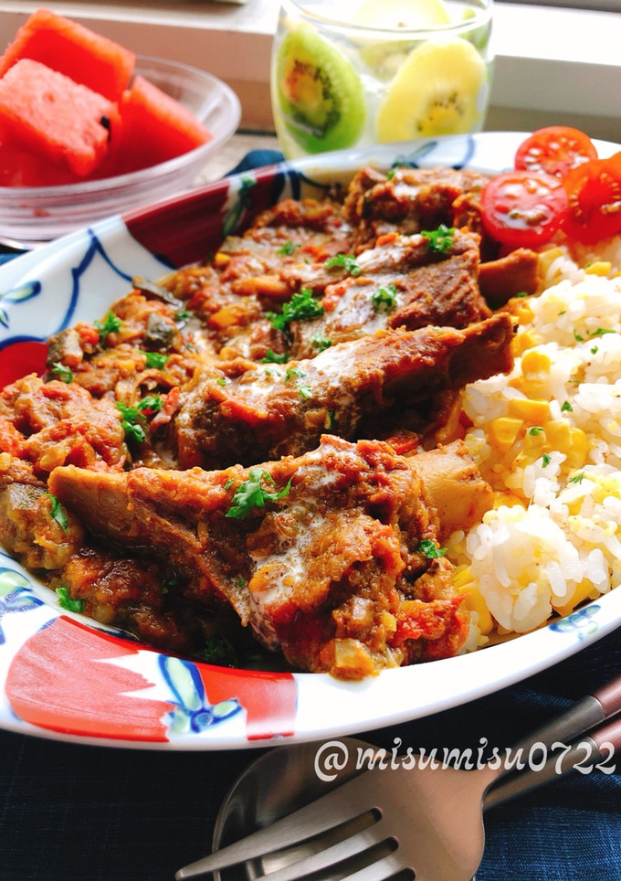 豚スペアリブと夏野菜の無水カレー(動画有-レシピのメイン写真