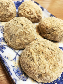 お豆腐白玉☆よもぎもちきな粉あん-レシピのメイン写真