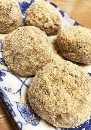 お豆腐白玉☆よもぎもちきな粉あん-レシピのメイン写真