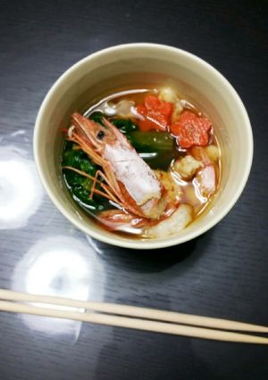 エビうどん(雑煮も可)-レシピのメイン写真