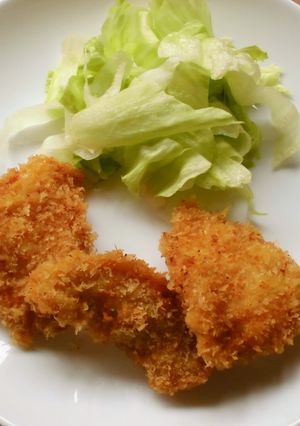 揚げ立て～！鶏むね肉のチキンカツ♪-レシピのメイン写真
