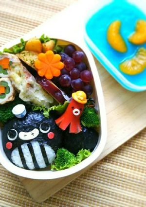 キャラ弁 くじらおにぎりのマリン弁当-レシピのメイン写真