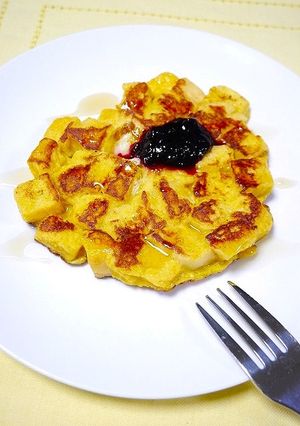 簡単すぎ!フレンチトースト☆チーズカレー-レシピのメイン写真