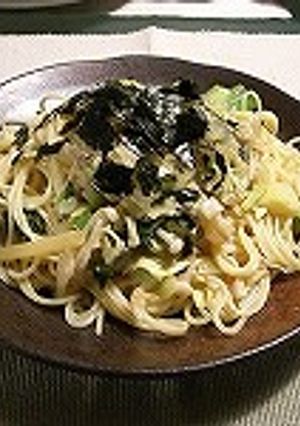 味噌と生クリームの濃厚和風パスタ-レシピのメイン写真