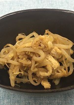 油揚げともやしの生姜醤油和え（透析食）-レシピのメイン写真