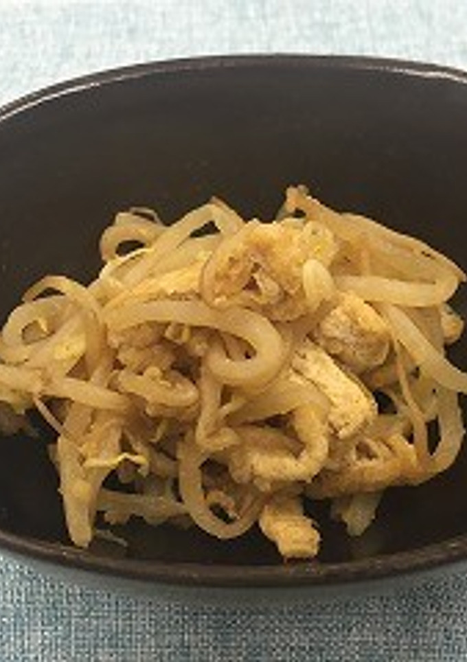 油揚げともやしの生姜醤油和え（透析食）-レシピのメイン写真