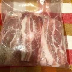รูปของ バラ肉･こま切れ肉などの冷凍保存