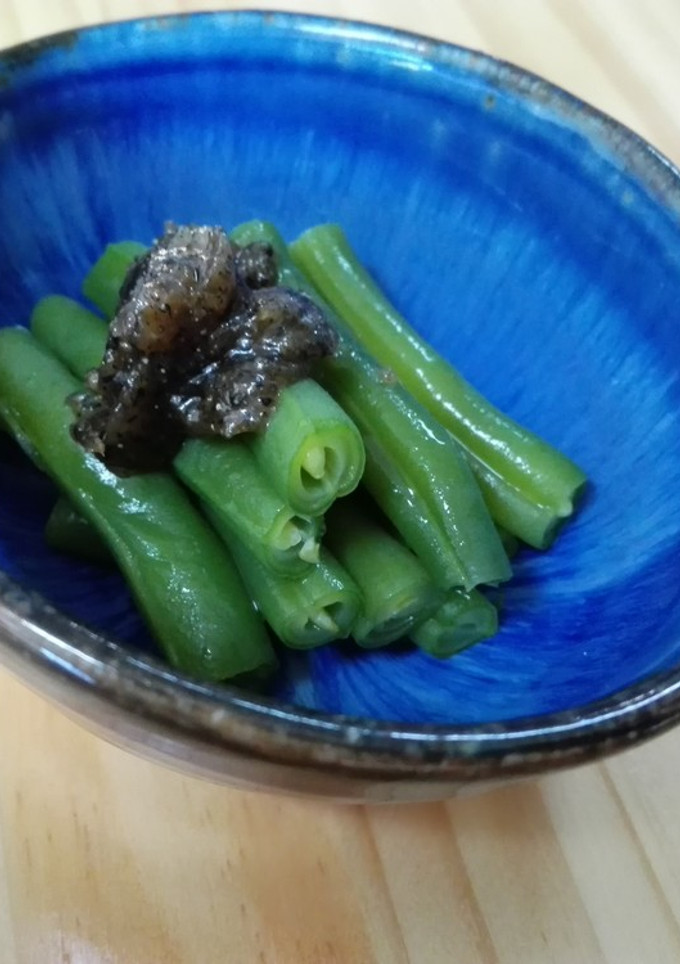 いんげん豆の黒ごまあえ-レシピのメイン写真