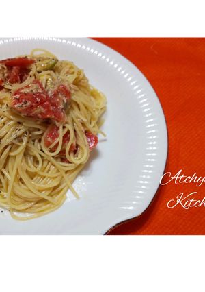 混ぜるだけでお洒落な冷製パスタ-レシピのメイン写真