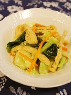 給食☆カリカリ油揚げのサラダ-レシピのメイン写真