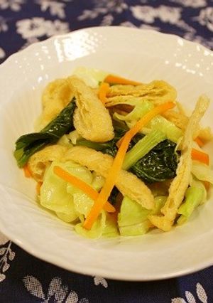 給食☆カリカリ油揚げのサラダ-レシピのメイン写真