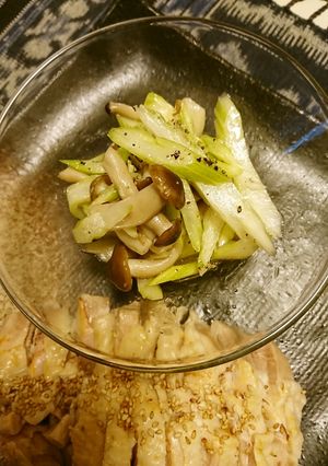 しめじとセロリのサッパリサラダ-レシピのメイン写真