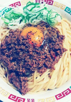油まぜそば風うどん-レシピのメイン写真