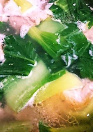 フィリピン風 鶏チンゲン菜おかずスープ-レシピのメイン写真