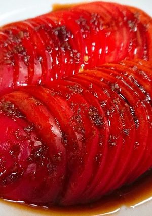 トマトの黒酢ダレ-レシピのメイン写真