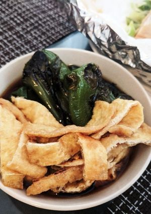創味の麺つゆで❤ピーマンの焼きびたし-レシピのメイン写真