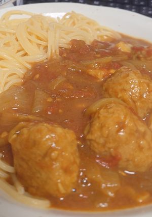（基本分量メモ）炊飯器で無水トマトカレー-レシピのメイン写真