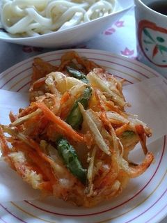 手作りかき揚げ【柏市学校給食】-レシピのメイン写真