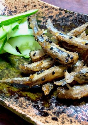 ご飯がススム♬きびなごの甘酢唐揚げ☆-レシピのメイン写真