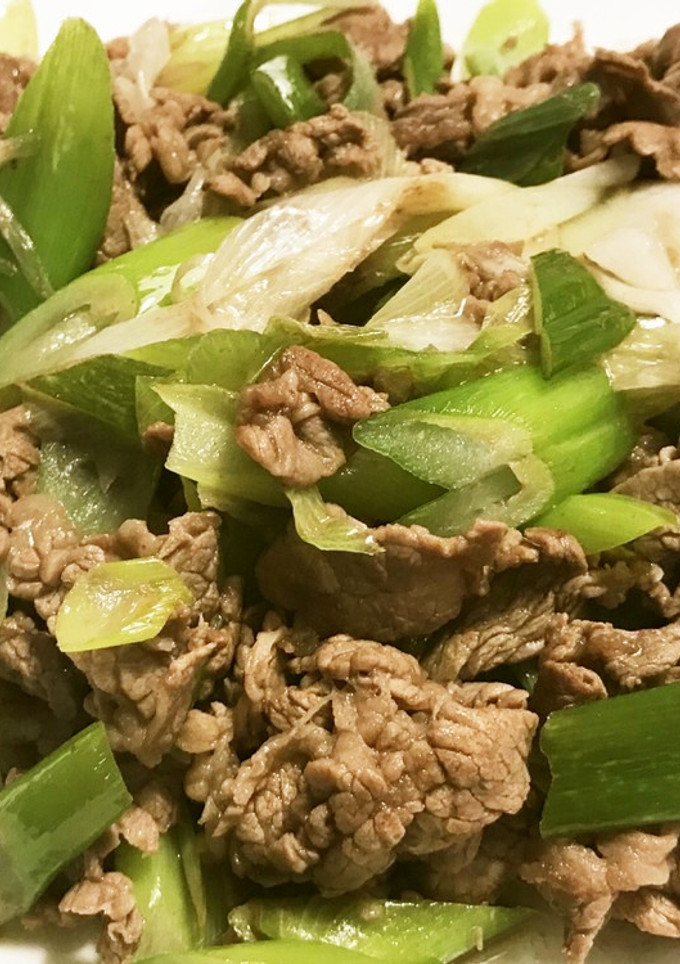 牛肉のネギ炒め(葱爆牛肉)★簡単-レシピのメイン写真