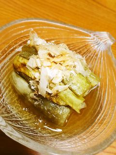 冷たいだしがジュワ~ッ!な焼きなす-レシピのメイン写真