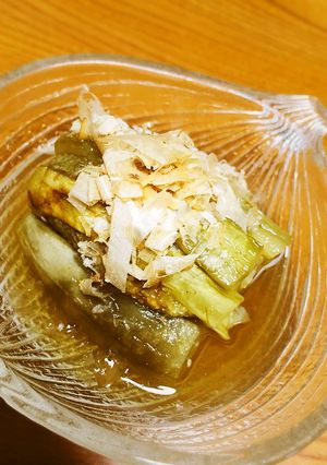 冷たいだしがジュワ～ッ！な焼きなす-レシピのメイン写真