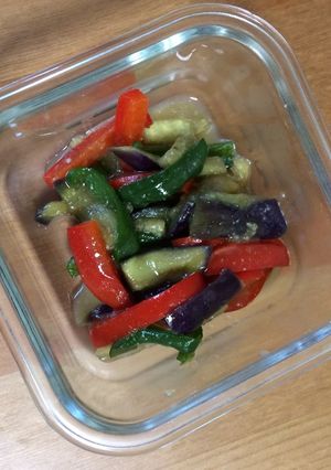 夏野菜のレンジで簡単味噌和え！-レシピのメイン写真