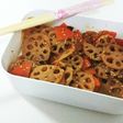 トマトとれんこんの中華炒め