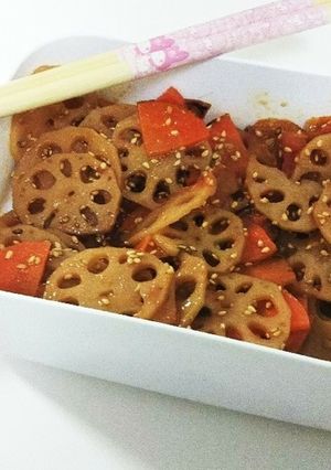 トマトとれんこんの中華炒め-レシピのメイン写真