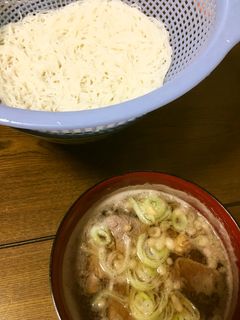超簡単 牛煮込みつけ素麺-レシピのメイン写真