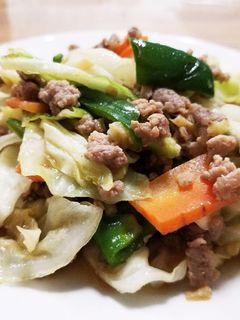 キャベツでできるコク味噌炒め♪-レシピのメイン写真