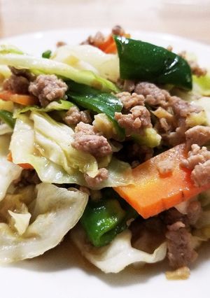 キャベツでできるコク味噌炒め♪-レシピのメイン写真