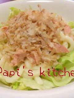 簡単!金のごまだれでサラダうどん♪-レシピのメイン写真