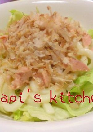 簡単！金のごまだれでサラダうどん♪-レシピのメイン写真