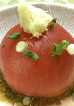 美人レシピ・丸ごとトマトのお浸し-レシピのメイン写真