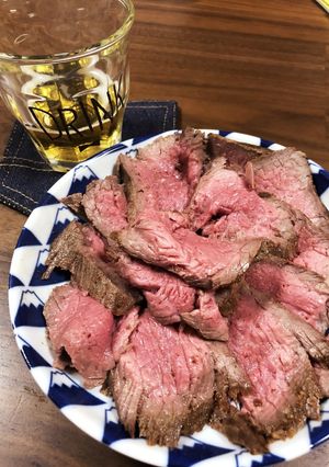 ビールが進む…フライパンのローストビーフ-レシピのメイン写真