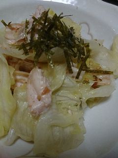 ささみとレタスの梅サラダ-レシピのメイン写真
