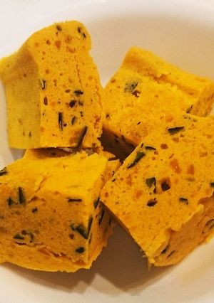 ほくほく！新食感のカボチャおから蒸しパン-レシピのメイン写真