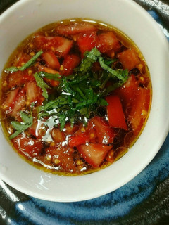 そうめんつゆ♥さっぱりトマトポン酢-レシピのメイン写真