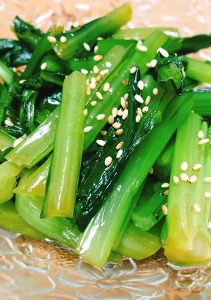 【めんつゆ】小松菜のお浸し【ごま油】-レシピのメイン写真